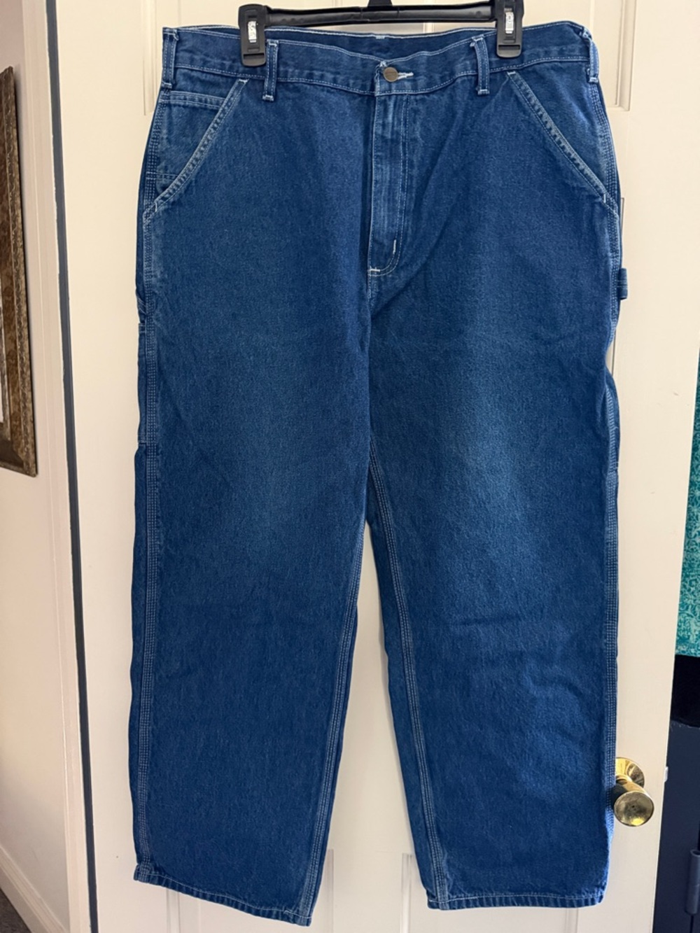 Carhartt Men's Relaxed Fit Denim Jeans - Blue